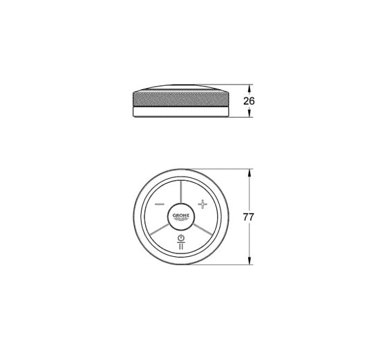 Блок дистанционного управления Grohe Grohe F-digital 36309000