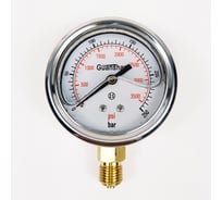 Манометр виброустойчивый АРКАИМ YN63Z на 250 бар, 63 мм, G 1/4" радиальный, глицериновый YN63ZR250D63G14