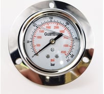 Манометр виброустойчивый АРКАИМ YN63Z на 315 бар, 63 мм, G 1/4" фланцевый, глицериновый YN63ZF315D63G14