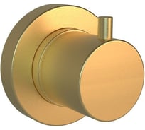 Встраиваемый дивертор Paini Cox на 2 выхода, матовое золото покрытие PVD 60843