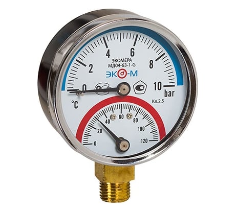 Термоманометр ЭКО-М Экомера МД04-63-G-10-РИ