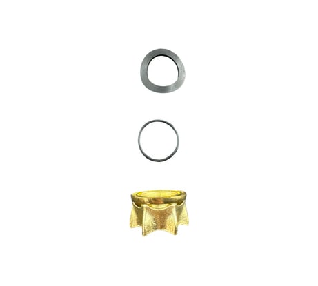 Гайка латунная прижимная крепежная GRIALE для смесителя GR19-5