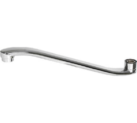 Излив для смесителя GRIALE изогнутый, из латуни, длина 40 см GR40S