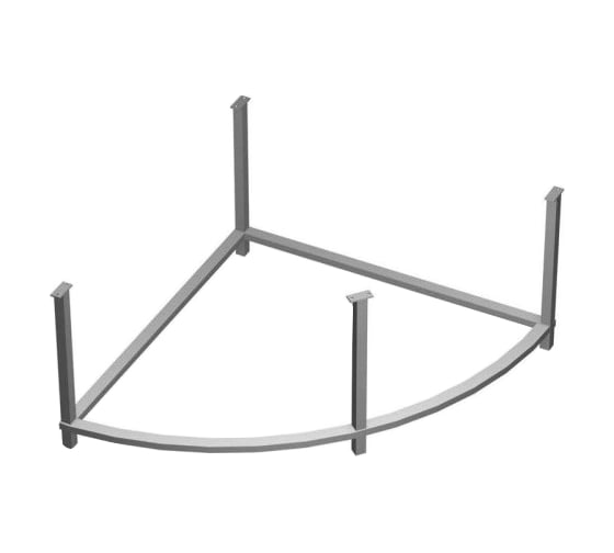 Каркас для ванны JACOB DELAFON SF221RU-NF BAIN-DOUCHE MICROMEGA 145х145 см 00000039142 1