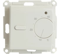 Терморегулятор механический для теплого пола (механизм) STEKKER, GLS00-7117-01, 250В, 3500Вт, серия Катрин, белый, 49740