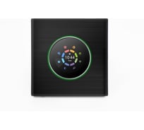 Умный термостат для электрического теплого пола UMNOO с zigbee модулем, с круглой интеллектуальной ручкой, серия 7000, черный BHT-7000GBLZB-Black trz0005