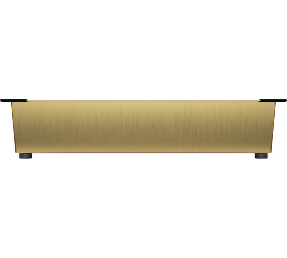 Коландер IDDIS Kitchen Line нержавеющая сталь, матовое золото, 426x231 мм KOL23MGi59