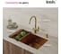Коландер IDDIS Kitchen Line нержавеющая сталь, матовое золото, 426x231 мм KOL23MGi59 5