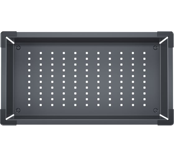 Коландер IDDIS Kitchen Line нержавеющая сталь, графит, 426x231 мм KOL23GMi59