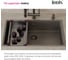 Коландер IDDIS Kitchen Line нержавеющая сталь, графит, 426x231 мм KOL23GMi59 5