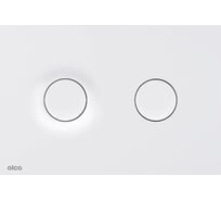 Кнопка смыва AlcaPlast M1976 белый матовый 335691 00335691