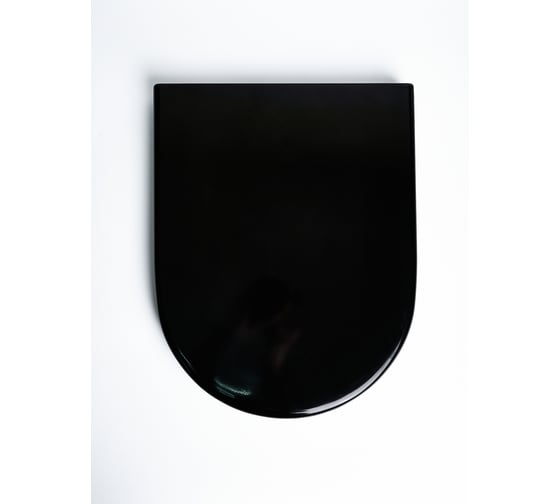 Сиденье для унитаза с крышкой Wirquin Black дюропласт микролифт, быстросъём крепления металл 20985584