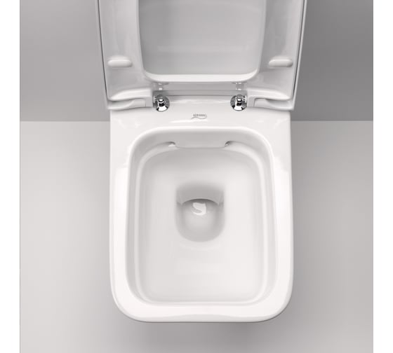 Крышка-сиденье GEBERIT iCon Square it! с металлическими петлями SoftClose 571910000 00000044722