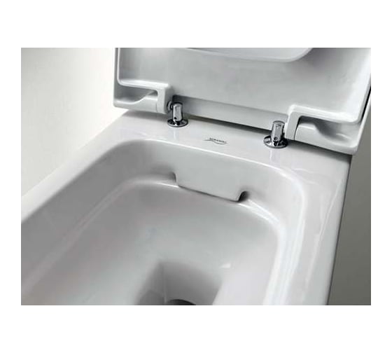 Крышка-сиденье GEBERIT iCon Square it! с металлическими петлями SoftClose 571910000 00000044722