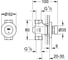 Автоматический проходной вентиль Grohe Euroeco Cosmopolitan T 36268000 2