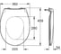 Сиденье для унитаза Grohe Bau Ceramic 39492000 5