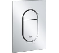 Накладная панель смыва для унитаза Grohe Arena Cosmopolitan размер S, вертикальная, хром 37624000