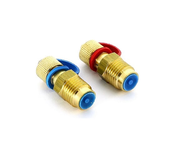 Комплект измерительных ниппелей Cimberio 1/4, 2 штуки, красный/синий CIM 723L 1/4