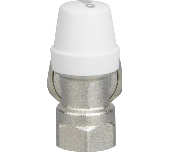 Клапан запорный угловой с уплотнительным кольцом TEBO ВН/НАР 1/2" T-ТА.Кл.452.12.CN
