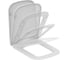 Тонкое сидение с крышкой для унитаза IDEAL STANDARD MIA/STRADA дюропласт J505801 00000053513 2