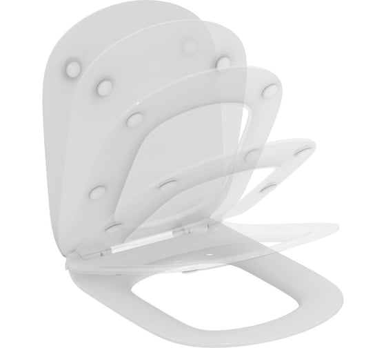 Тонкое сидение с крышкой IDEAL STANDARD TESI T3527V1 00000077946