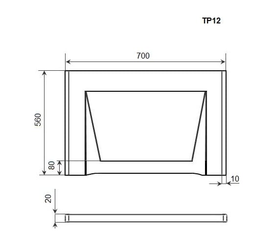 Торцевая панель Timo TP70S
