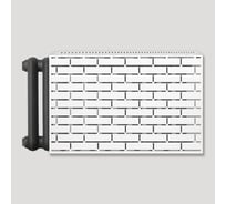 Экран на чугунный радиатор ООО СКП Лофт 130 см (13 секц), белый ЭРЧ-018Б