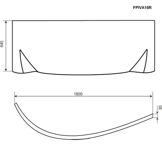 Фронтальная панель Timo FPIVA15R