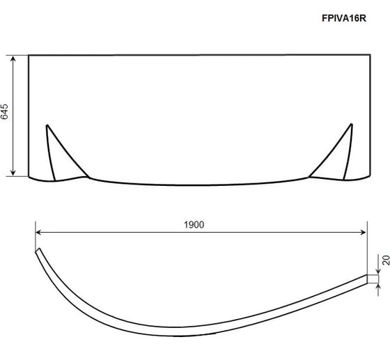 Фронтальная панель Timo FPIVA16R