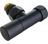 Комплект подключения Lemark с круглыми вентилями, черный LM03412RBL