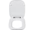 Сиденье тонкое Roca Debba дюропласт soft close 8019D2003 00050330 78019D2003 6