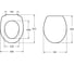 Сиденье с крышкой ROCA VICTORIA Z0000801392004 ZRU8013920 soft close 00000019329 2