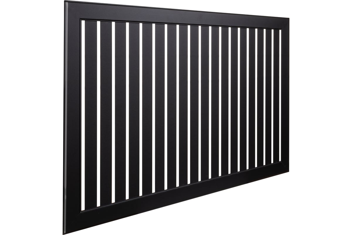 Экран для радиатора Стильный Дом реечный 120x60см Черный v531948 ...