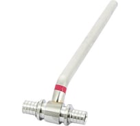 Тройник с трубкой Rehau 16х250 для подключения радиатора, нержавеющая сталь, надвижной 266282