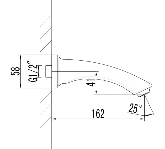 Наполнитель для ванны встраиваемый Lemark, 162 мм, для LM3722BL, LM3729BL, графит LM3781GM