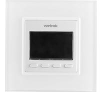 Терморегулятор LIVOLO Welrok PRO для рамки с электронным управлением, датчик воздуха, датчик пола 3 м, цвет белый WPRO-C701TM-11 WT