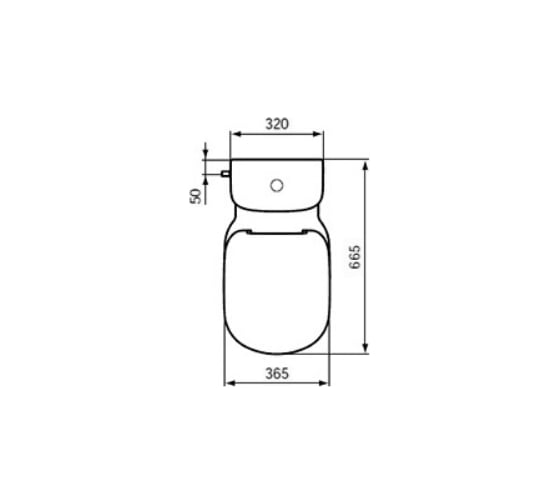 Сидение и крышка для унитазов IDEAL STANDARD T679401 TEMPO 00000056007