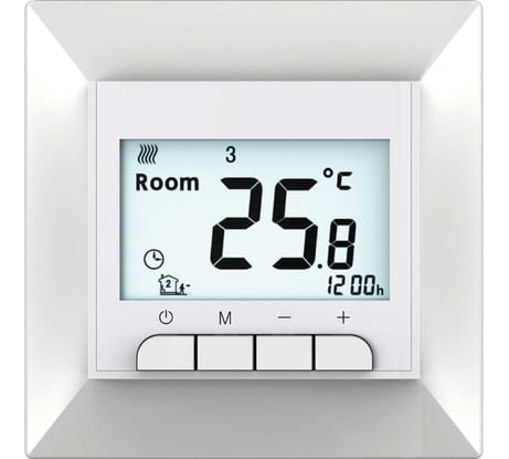 Терморегулятор белый Grand Meyer совместим с Legrand Valena GM-119