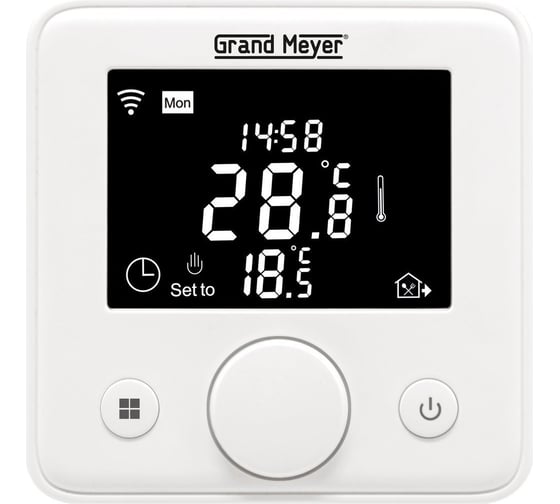 Терморегулятор Wi-Fi Grand Meyer белый W330 1