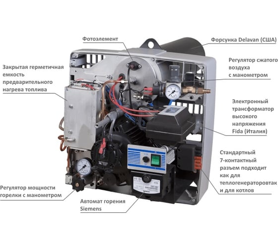 Горелка на отработанных маслах MB500 MASTER 4515.944