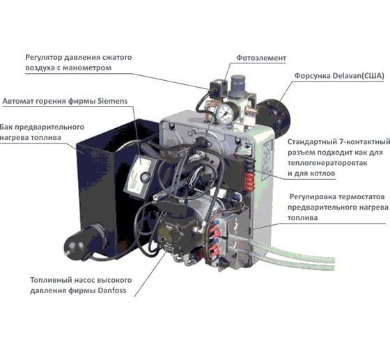 Горелка на отработанных маслах MB70 MASTER 4515.938