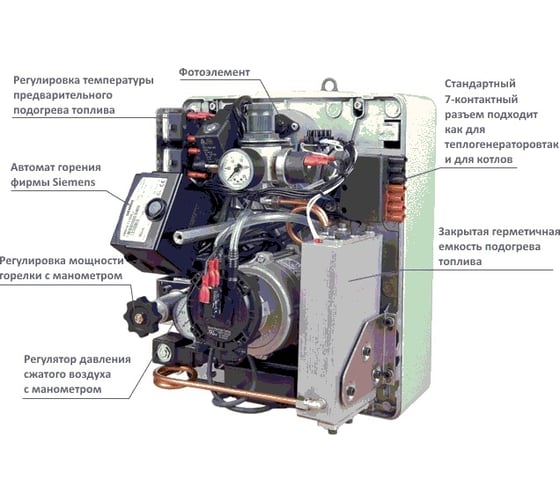 Горелка на отработанных маслах MB100 MASTER 4515.939