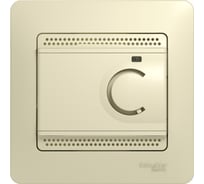 Термостат теплого пола Systeme Electric (Schneider Electric) GLOSSA, электронный с датчиком, 10 A, бежевый GSL000238