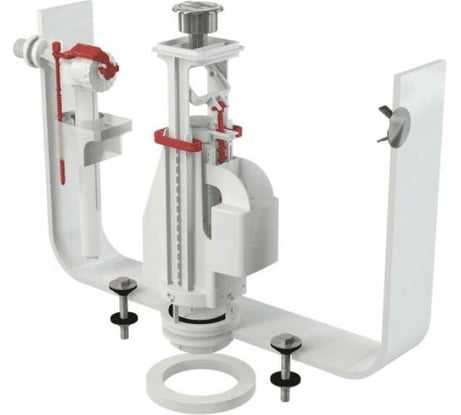 Арматура для бачка Alca Plast сливная/наливная боковое подключение 023-4522 SA08A 1/2" CHROM