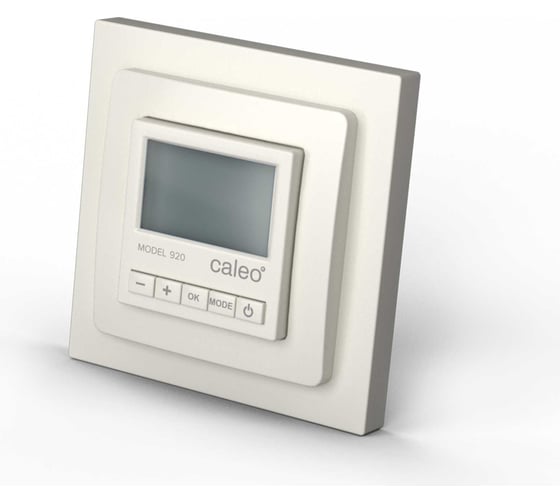 Терморегулятор Caleo 920 бежевый с адаптерами, встраиваемый цифровой КА000001913