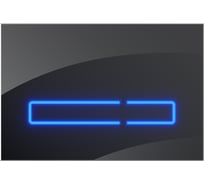 Клавиша для инсталляции AM.PM Touch Pro сенсорная, стекло, черный I0450A38