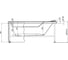 Фронтальная панель Aquanet L140 H54 У 00243721 4