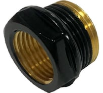 Переходник SCHLOSSER 3/4 НР на 1/2 ВН, с уплотнителем, черный 603000071 RAL 9005