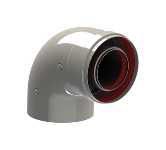 Колено коаксиальное стартовое (60/100 мм; 90°) BaltGaz 30845 1