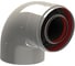 Колено коаксиальное стартовое (60/100 мм; 90°) BaltGaz 30845 1